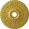 Ekena Millwork Vaduz Ceiling Medallion (Fits Canopies up to 3 1/2"), 23 1/2"OD x 3 1/2"ID x 2 1/8"P, Rich Gold CM23VARGS - alternate 1